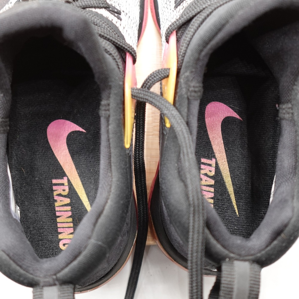 Nike Shoes Womens 6 Metcon 7 Flyknit 3 Training Black Pink AR5623-002 Flaws - Picture 8 of 10